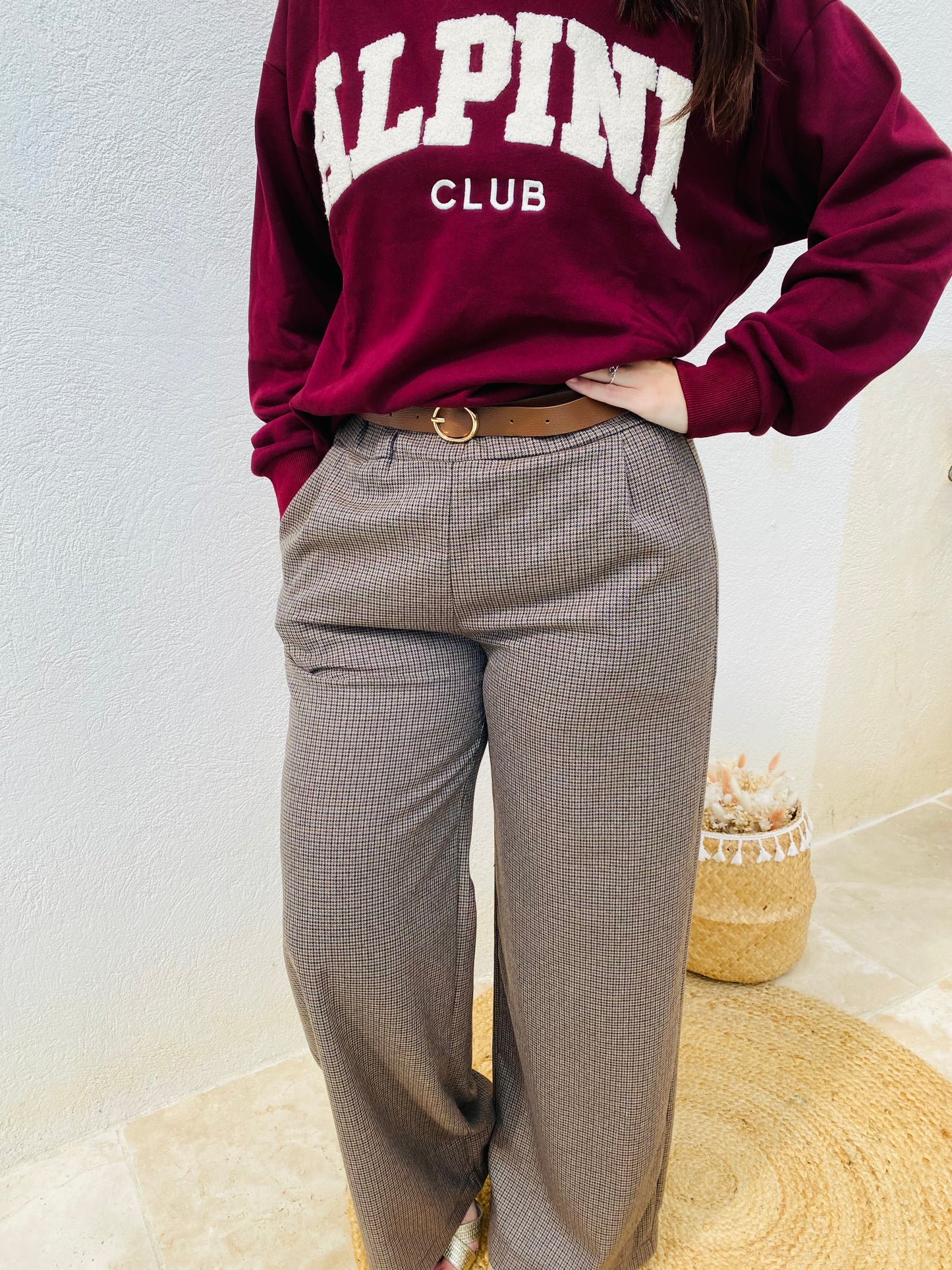 Pantalon large femme à motifs | MS BOHEME